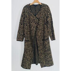 NWT Donna Karan New York Rich Revival Long Cardigan -‎ Women's Size M